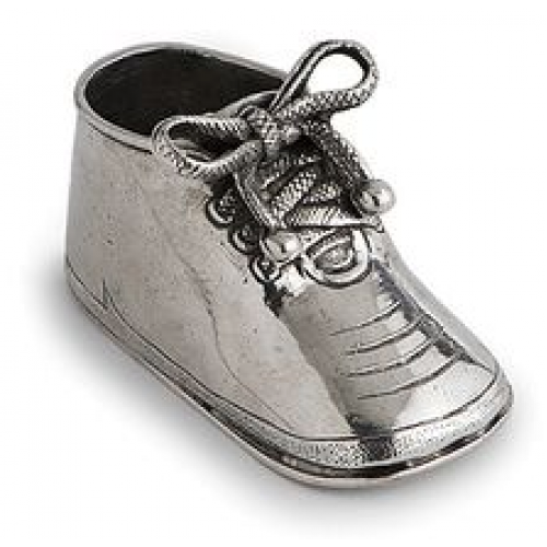Pewter baby shoes deals